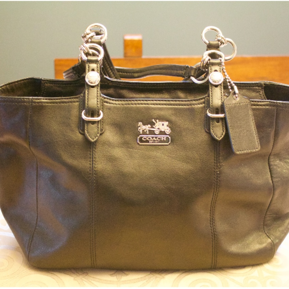 Vintage Black Coach Bag